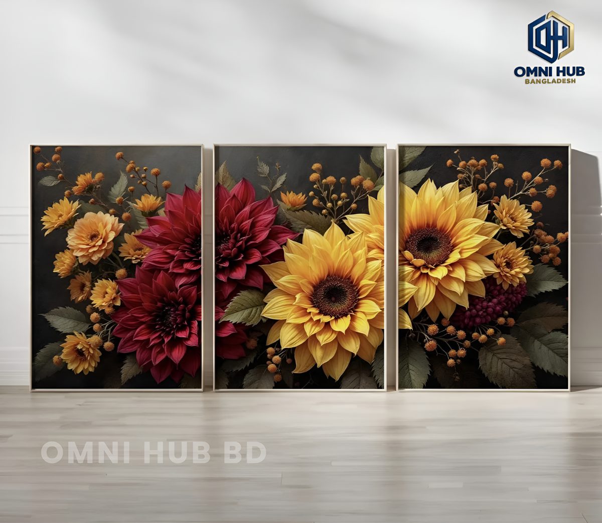 Premium Floral Wall Frame (OHB-302)