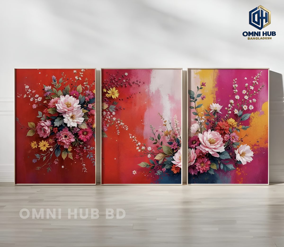 Premium Floral Wall Frame (OHB-304)