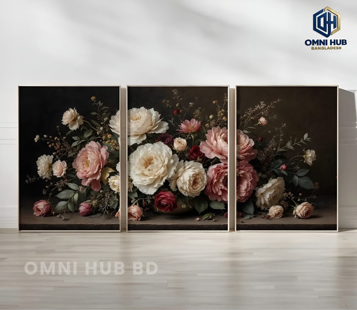 Premium Floral Wall Frame (OHB-309)