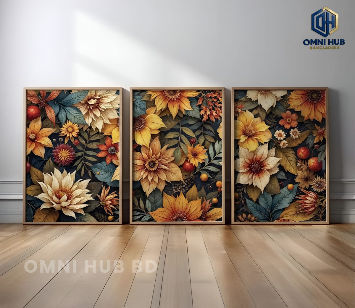Premium Floral Wall Frame (OHB-310)
