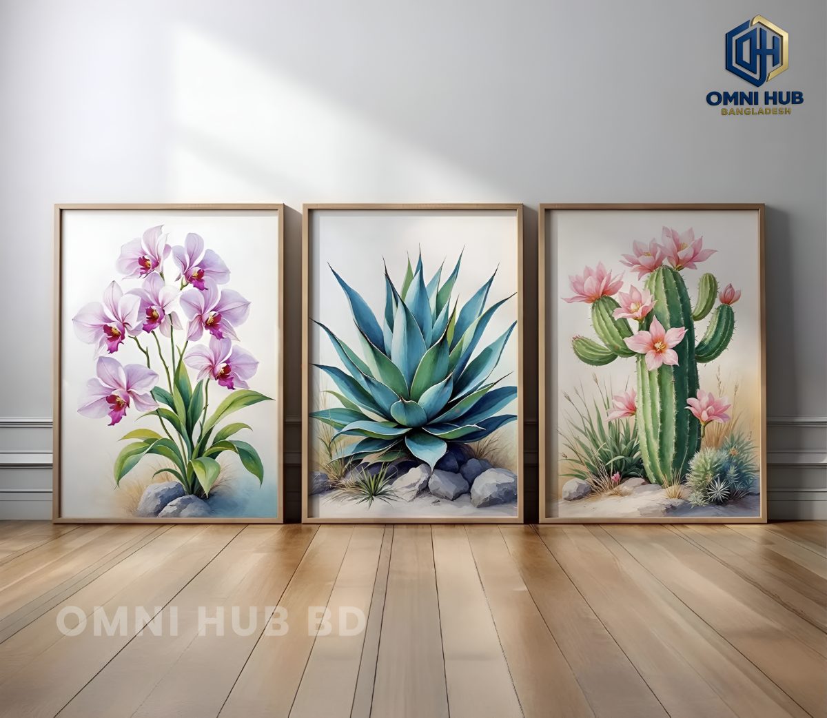 Premium Floral Wall Frame (OHB-314)