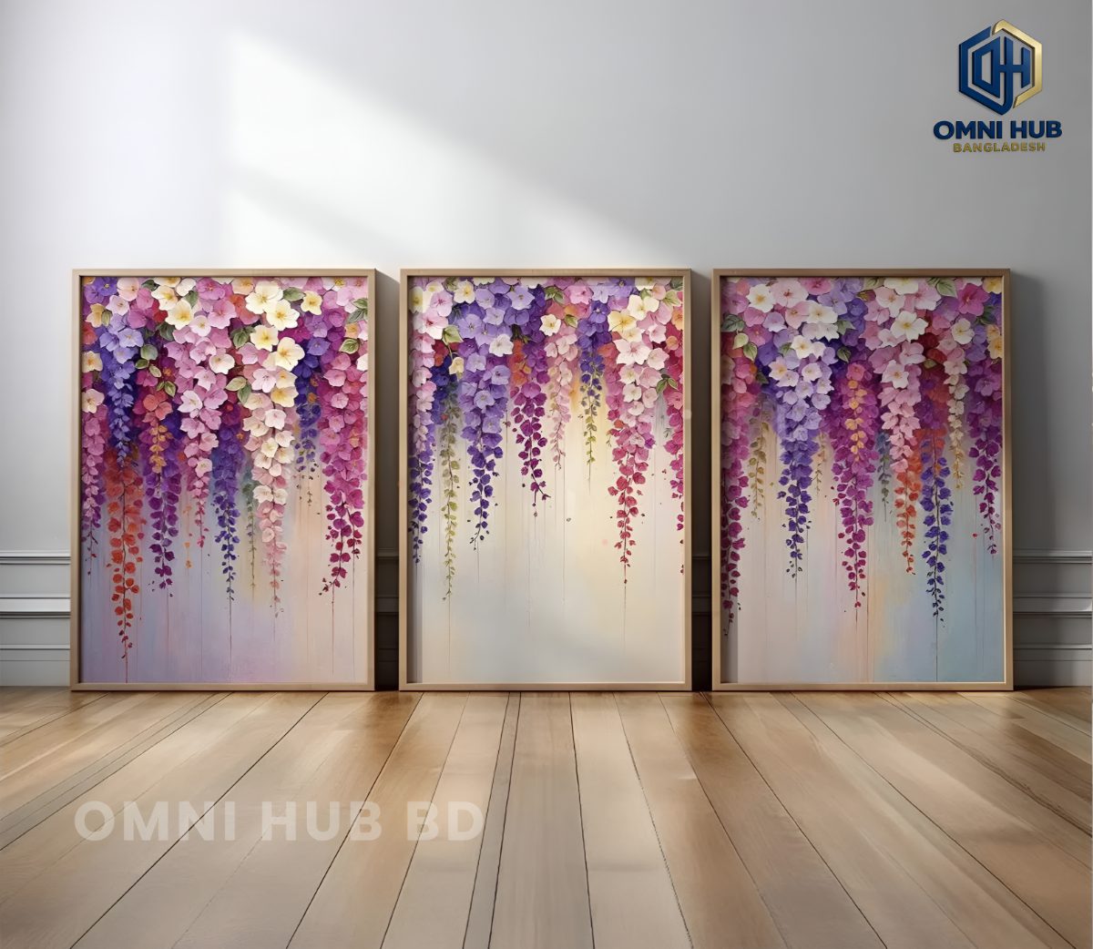 Premium Floral Wall Frame (OHB-317)