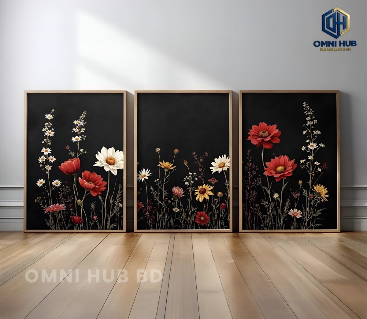 Premium Floral Wall Frame (OHB-319)
