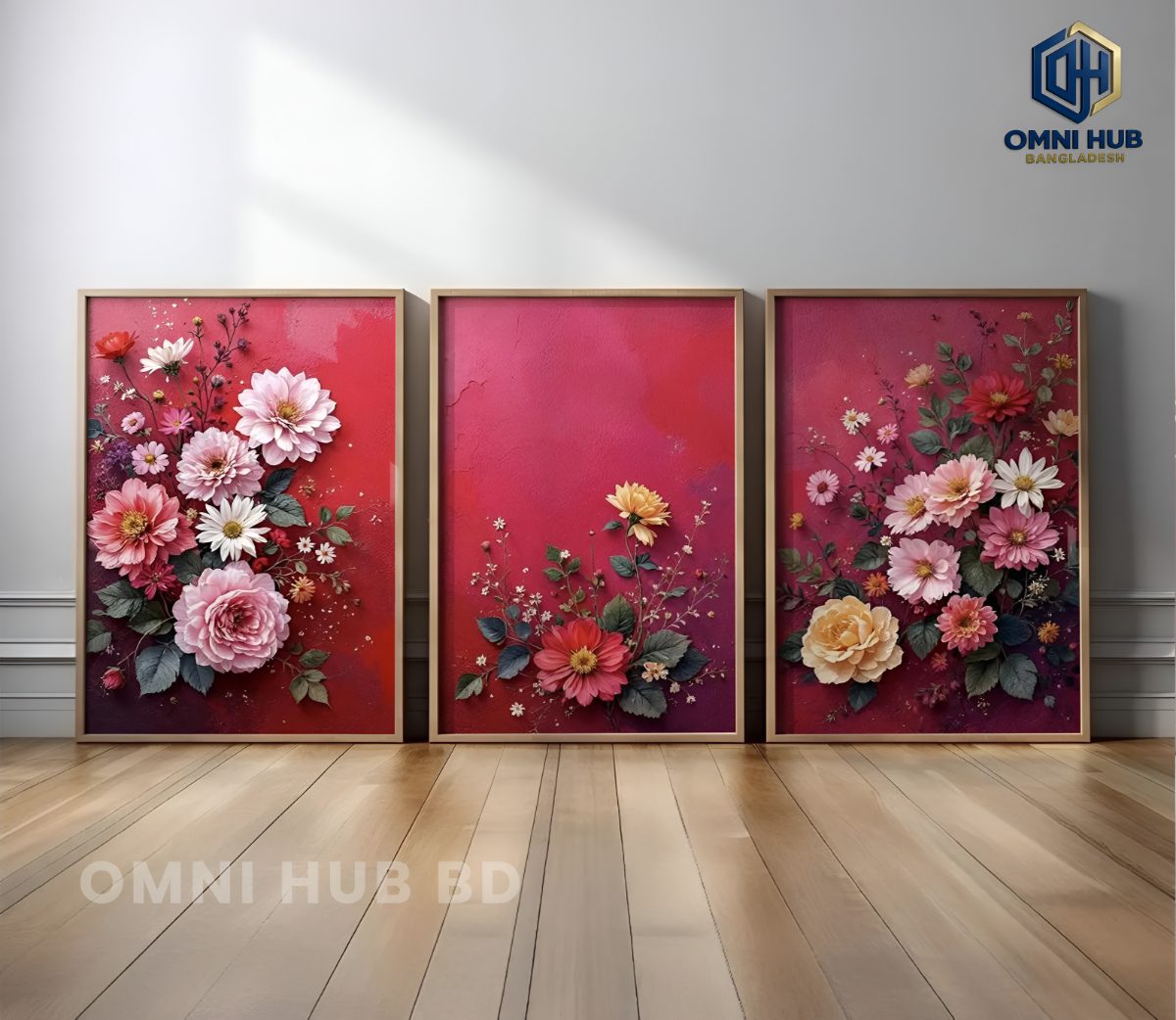 Premium Floral Wall Frame (OHB-320)