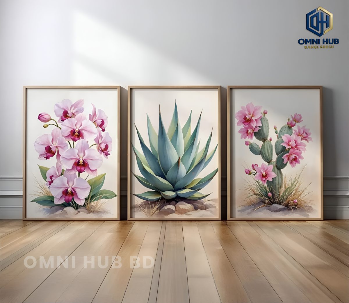 Premium Floral Wall Frame (OHB-321)