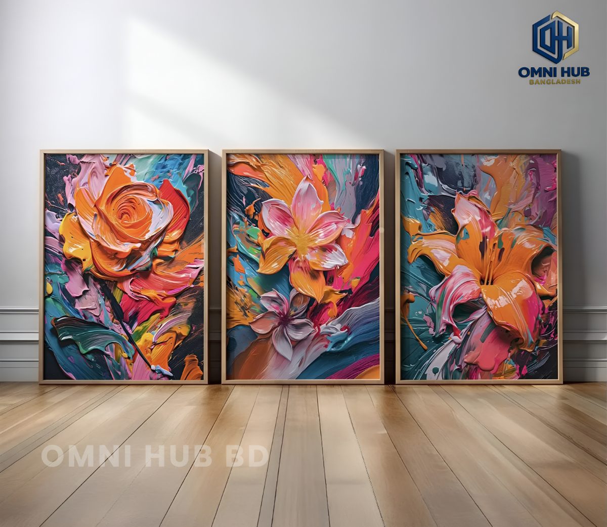 Premium Floral Wall Frame (OHB-324)