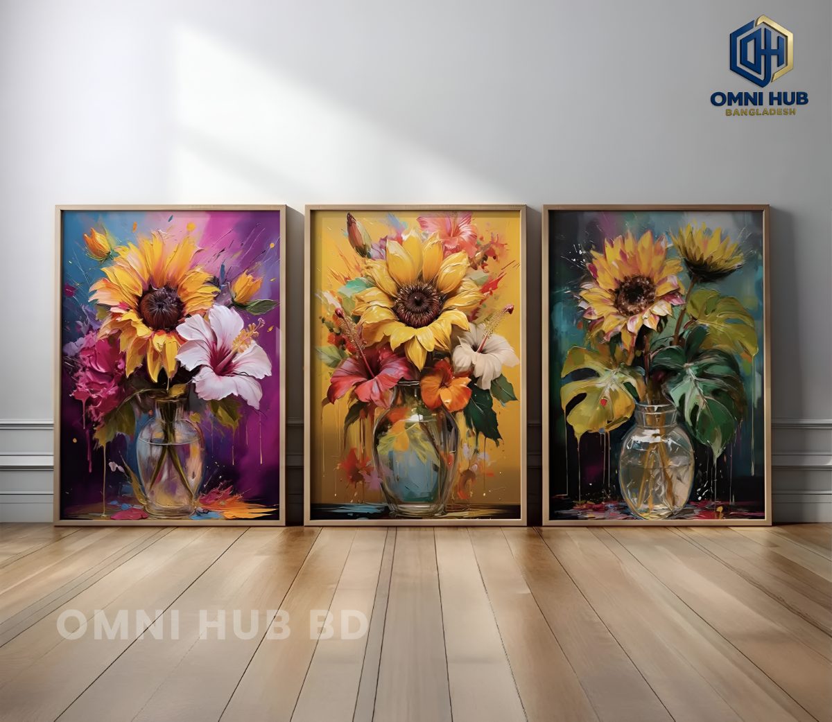 Premium Floral Wall Frame (OHB-326)