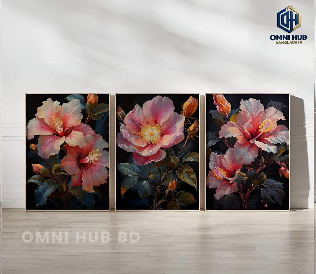 Premium Floral Wall Frame (OHB-328)