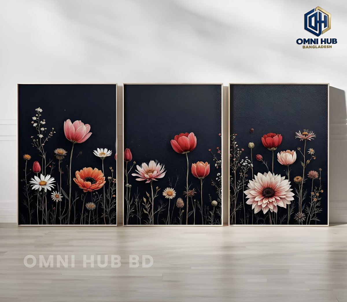 Premium Floral Wall Frame (OHB-330)