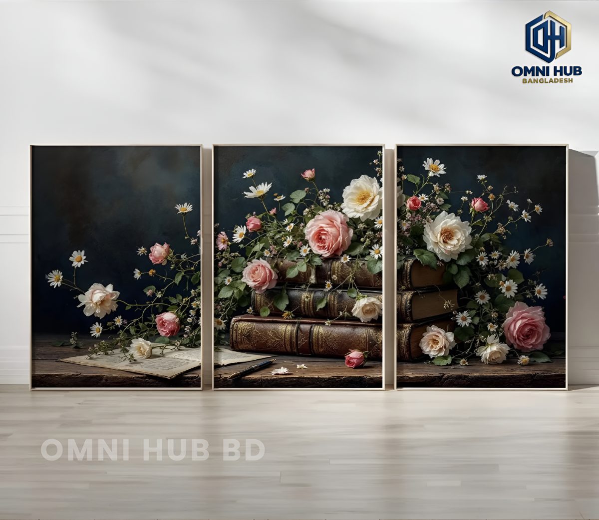 Premium Floral Wall Frame (OHB-335)