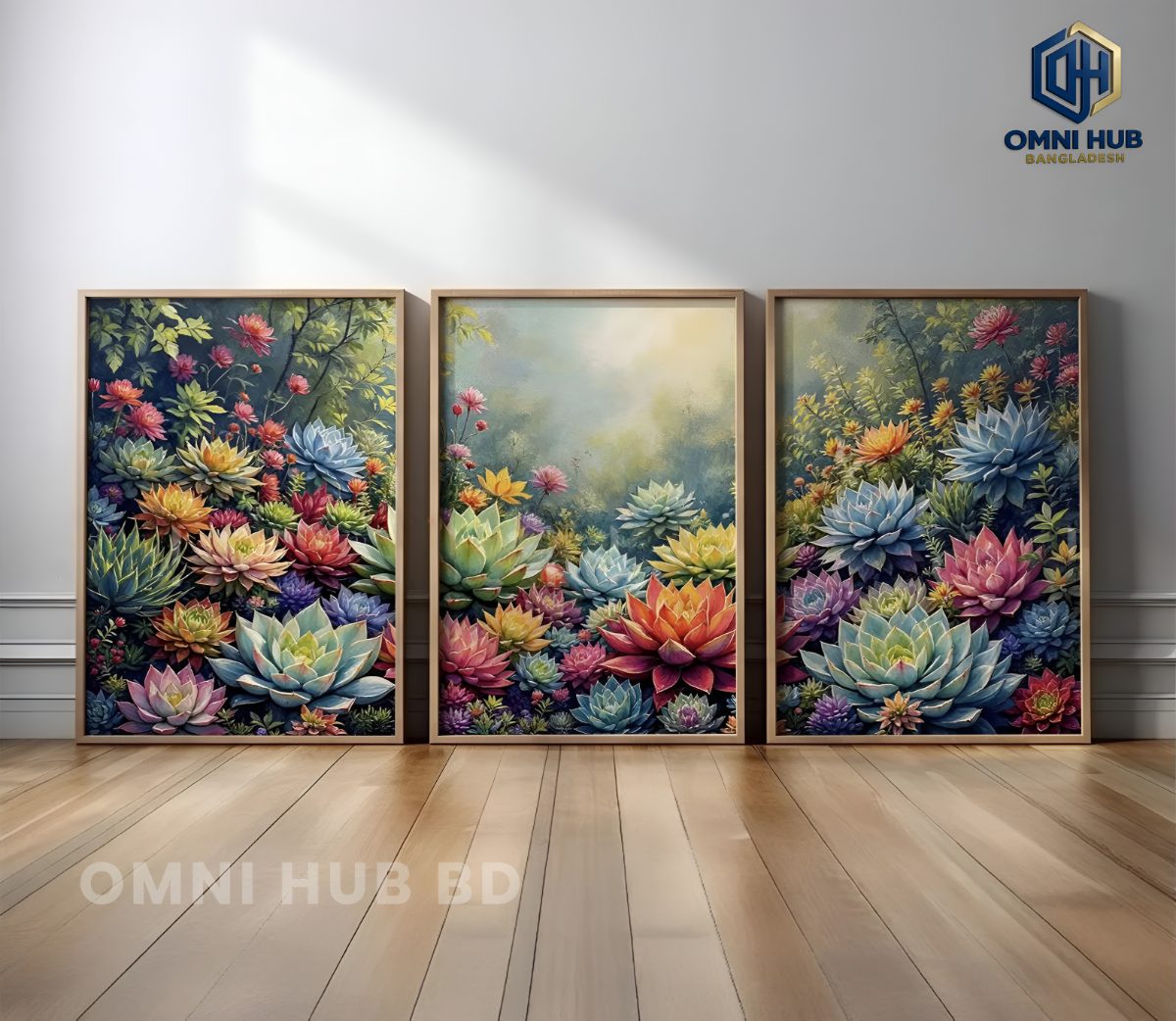 Premium Floral Wall Frame (OHB-336)