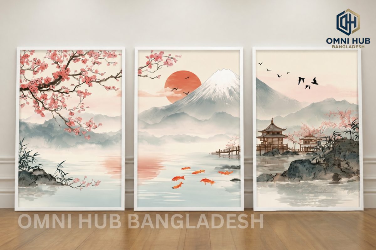 Premium Chinese-Japanese Landscape Frame (OHB-602)