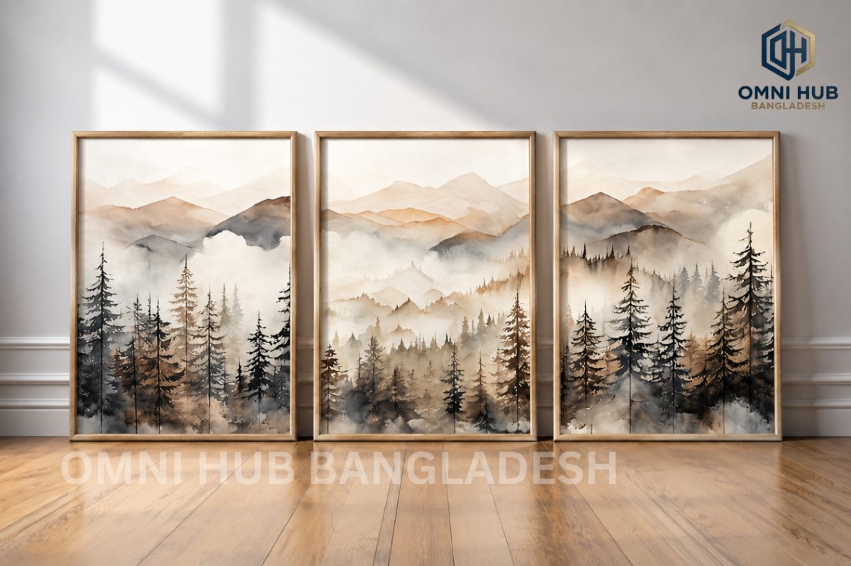 Premium Chinese-Japanese Landscape Frame (OHB-606)