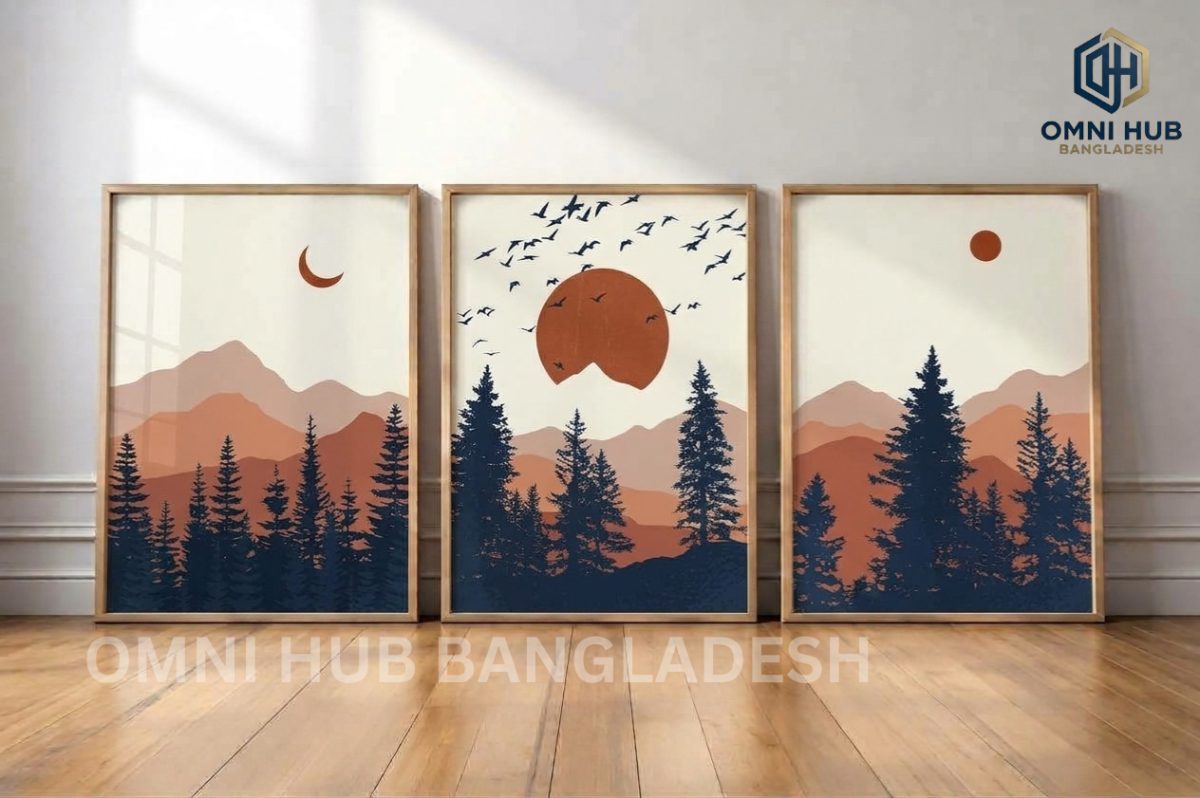 Premium Chinese-Japanese Landscape Frame (OHB-608)