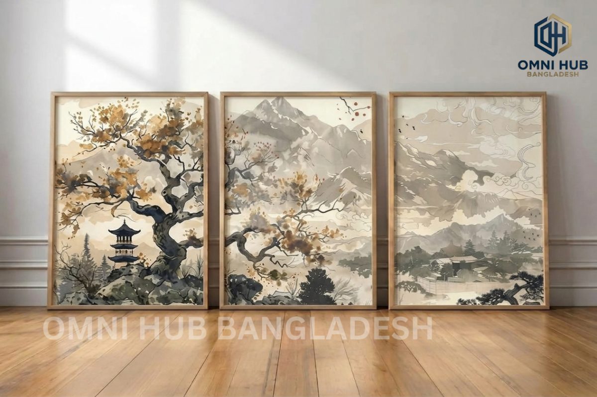 Premium Chinese-Japanese Landscape Frame (OHB-609)