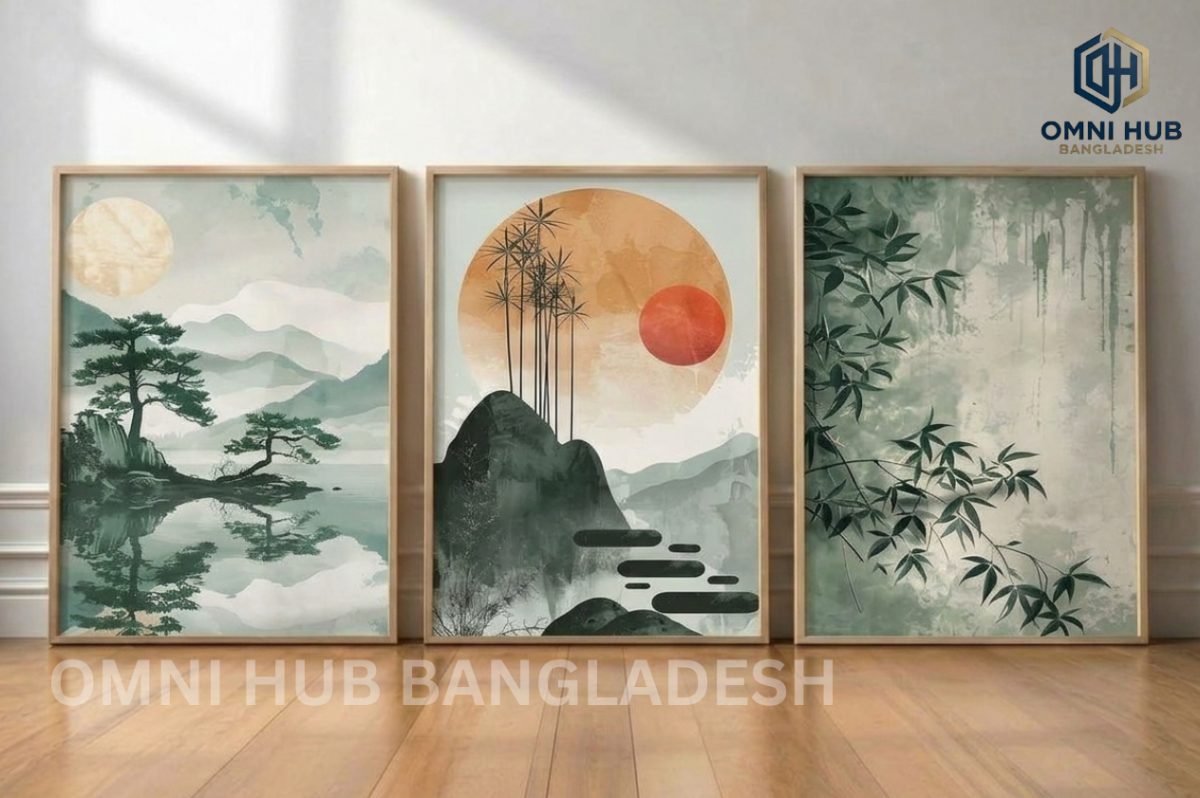 Premium Chinese-Japanese Landscape Frame (OHB-615)