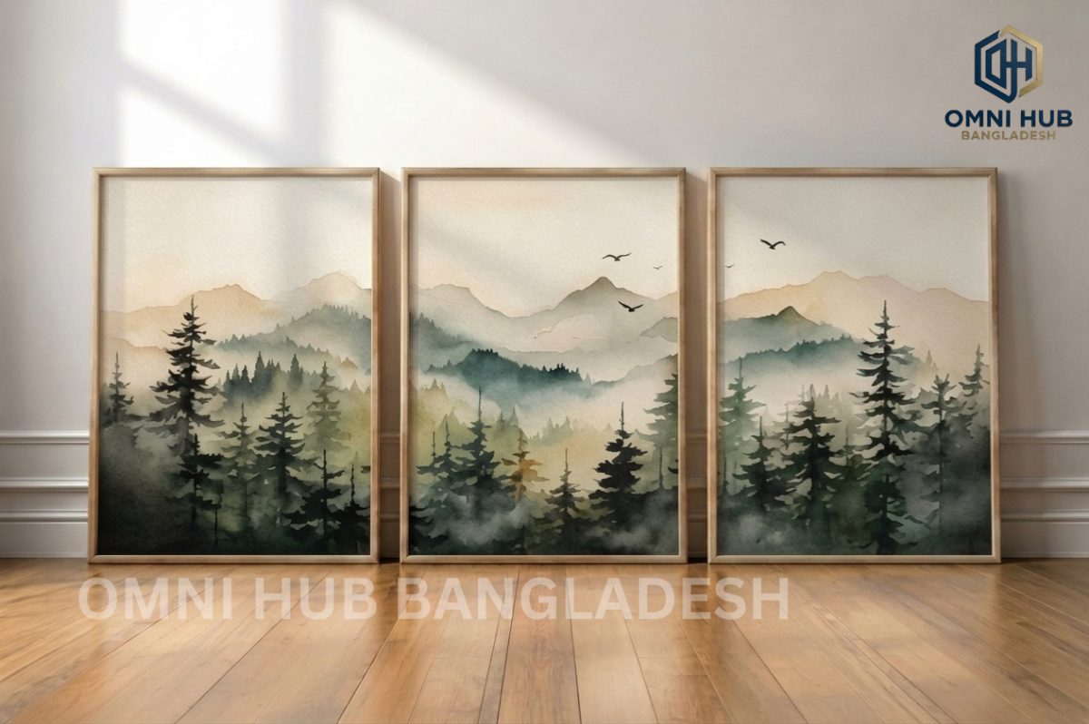 Premium Chinese-Japanese Landscape Frame (OHB-614)