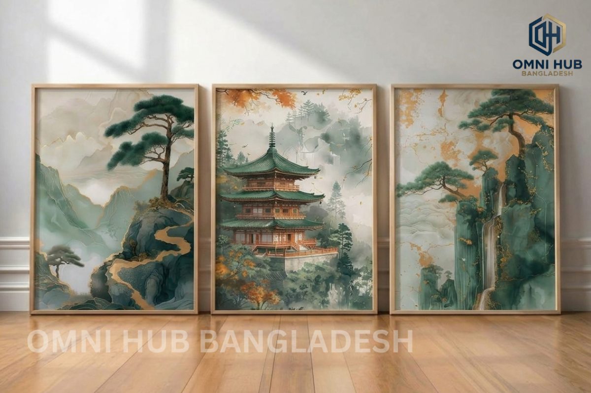 Premium Chinese-Japanese Landscape Frame (OHB-616)