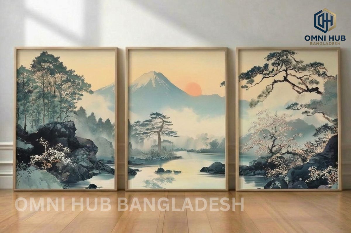 Premium Chinese-Japanese Landscape Frame (OHB-617)