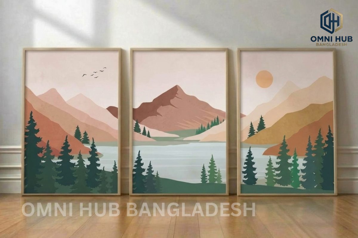 Premium Chinese-Japanese Landscape Frame (OHB-620)