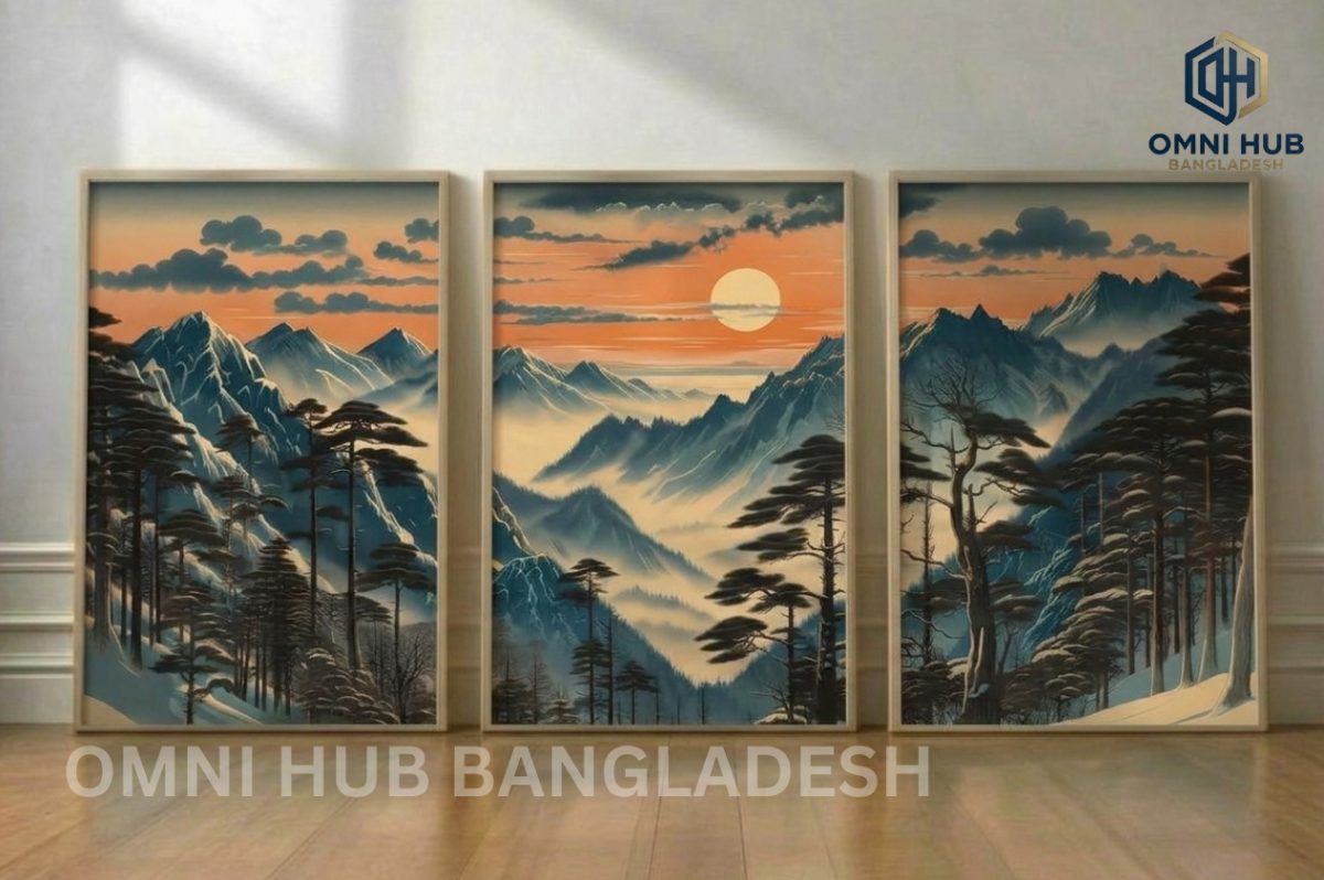 Premium Chinese-Japanese Landscape Frame (OHB-621)