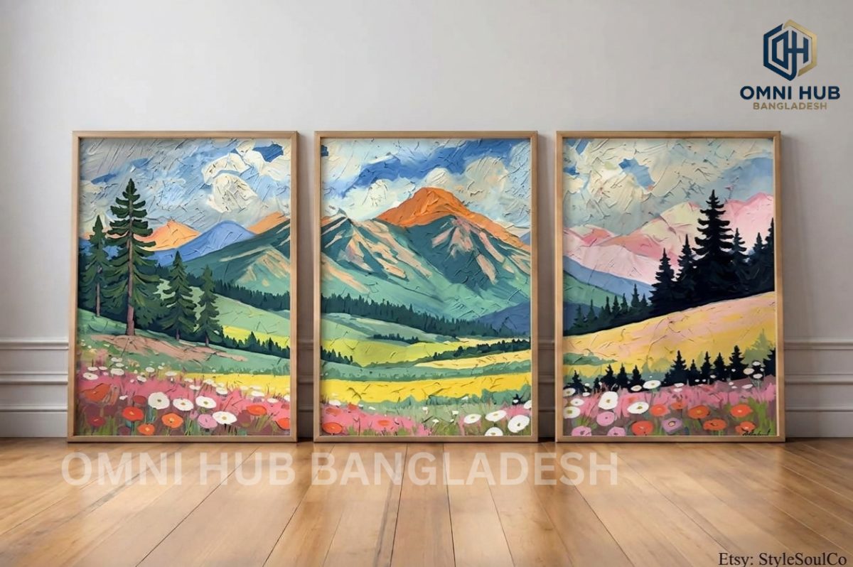 Premium Chinese-Japanese Landscape Frame (OHB-624)