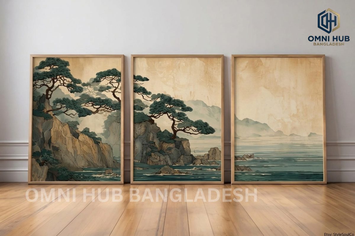 Premium Chinese-Japanese Landscape Frame (OHB-625)