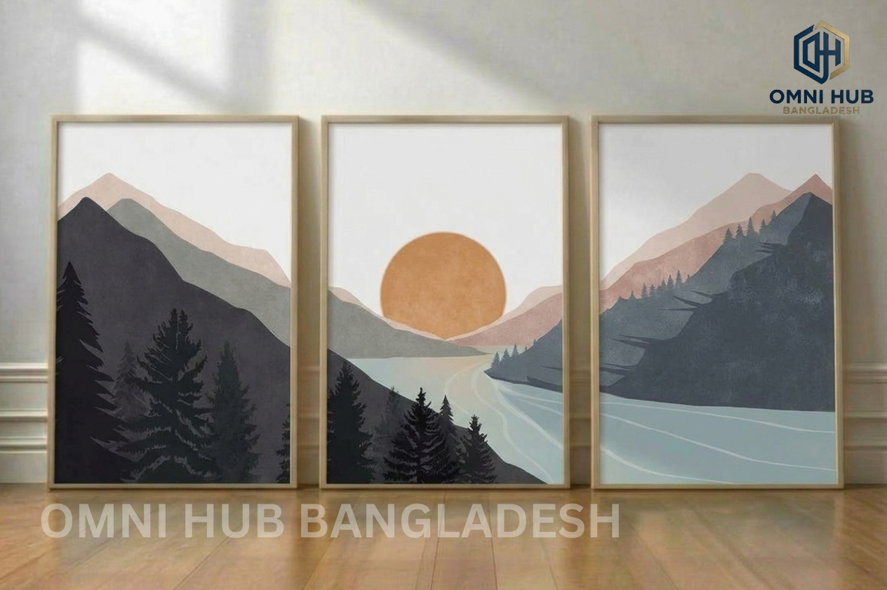 Premium Chinese-Japanese Landscape Frame (OHB-633)