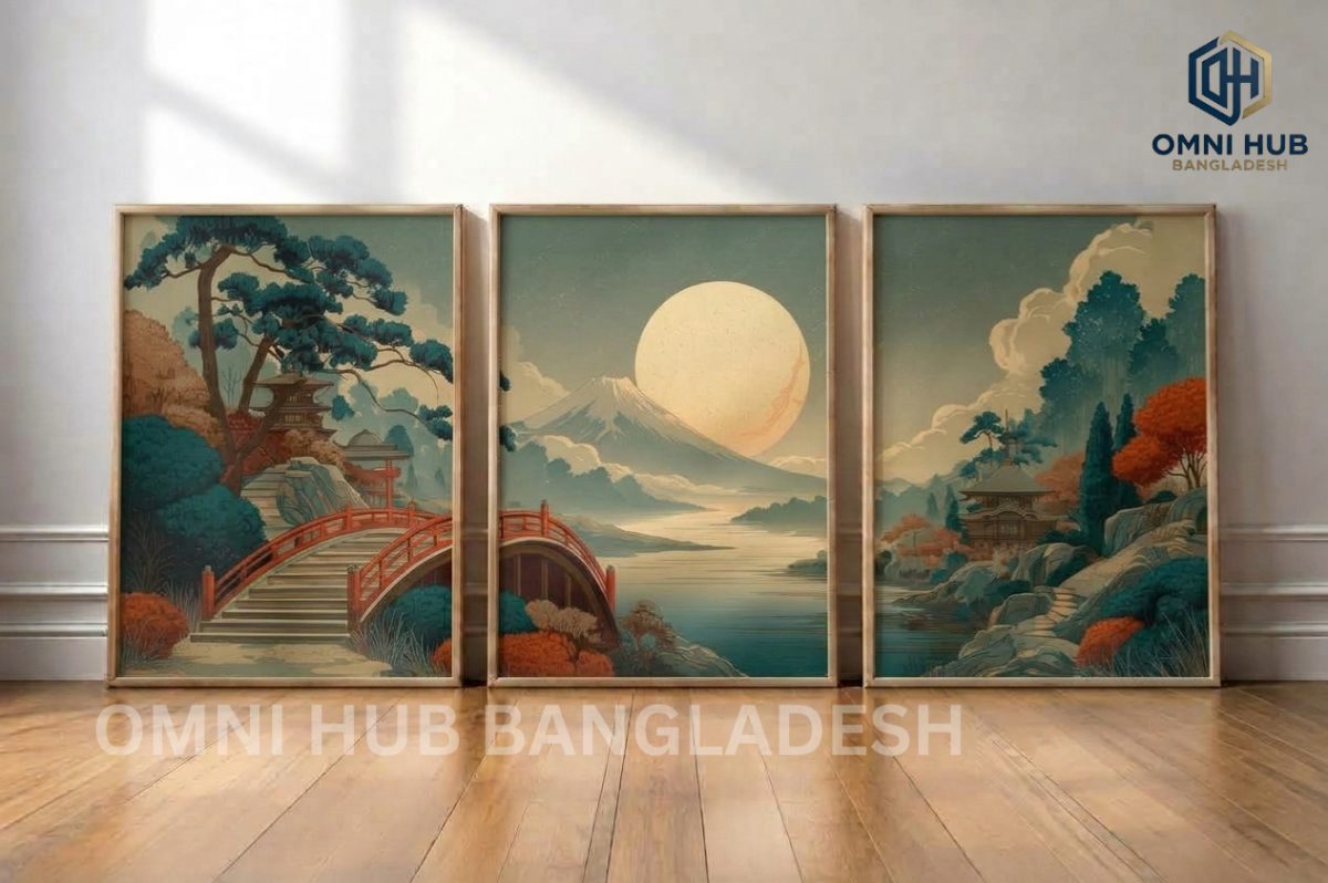 Premium Chinese-Japanese Landscape Frame (OHB-635)