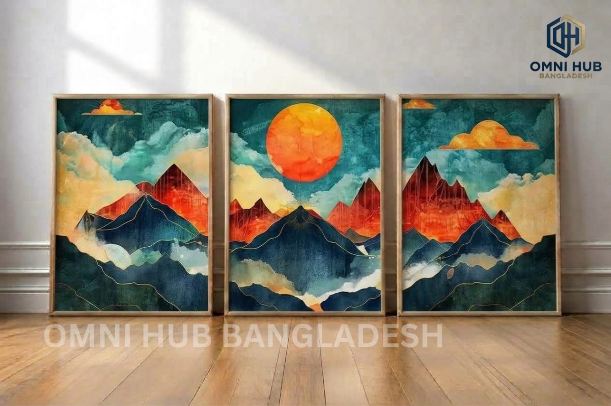 Premium Chinese-Japanese Landscape Frame (OHB-636)
