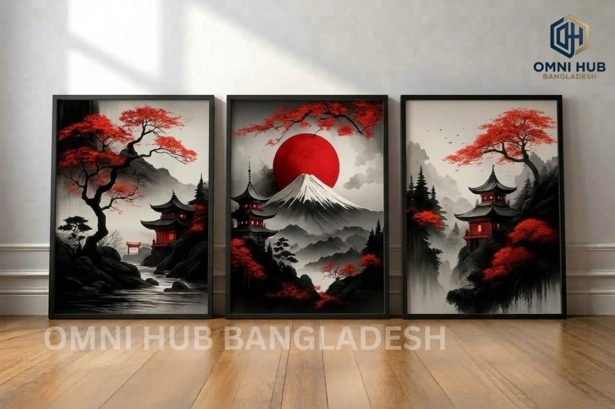 Premium Chinese-Japanese Landscape Frame (OHB-637)
