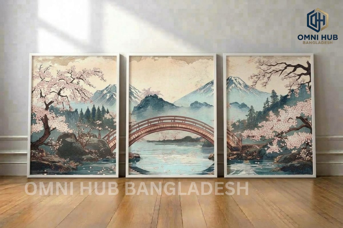 Premium Chinese-Japanese Landscape Frame (OHB-622)
