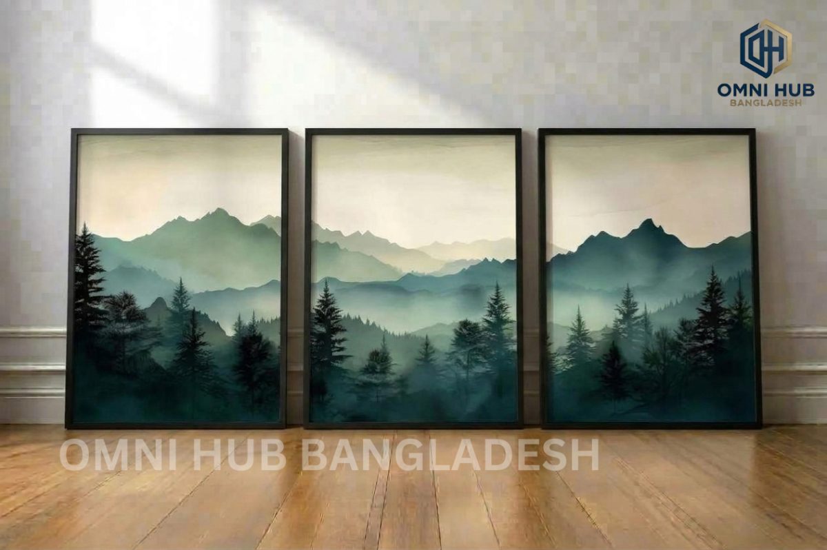 Premium Chinese-Japanese Landscape Frame (OHB-629)