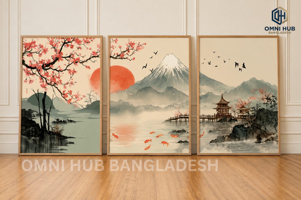 Premium Chinese-Japanese Landscape Frame (OHB-631)